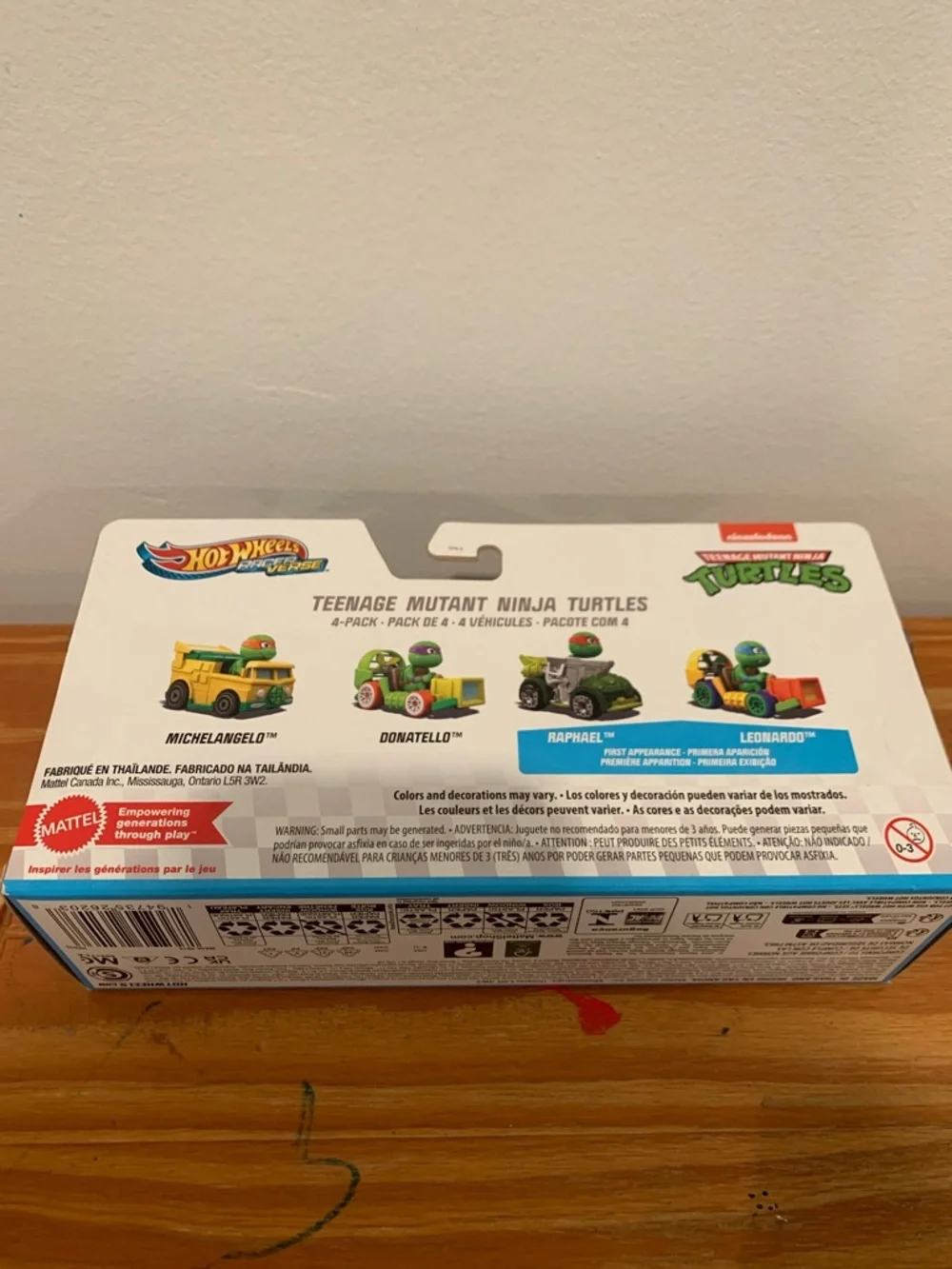 Hot Wheels Racerverse Teenage Mutant Ninja Turtles 4-Pack